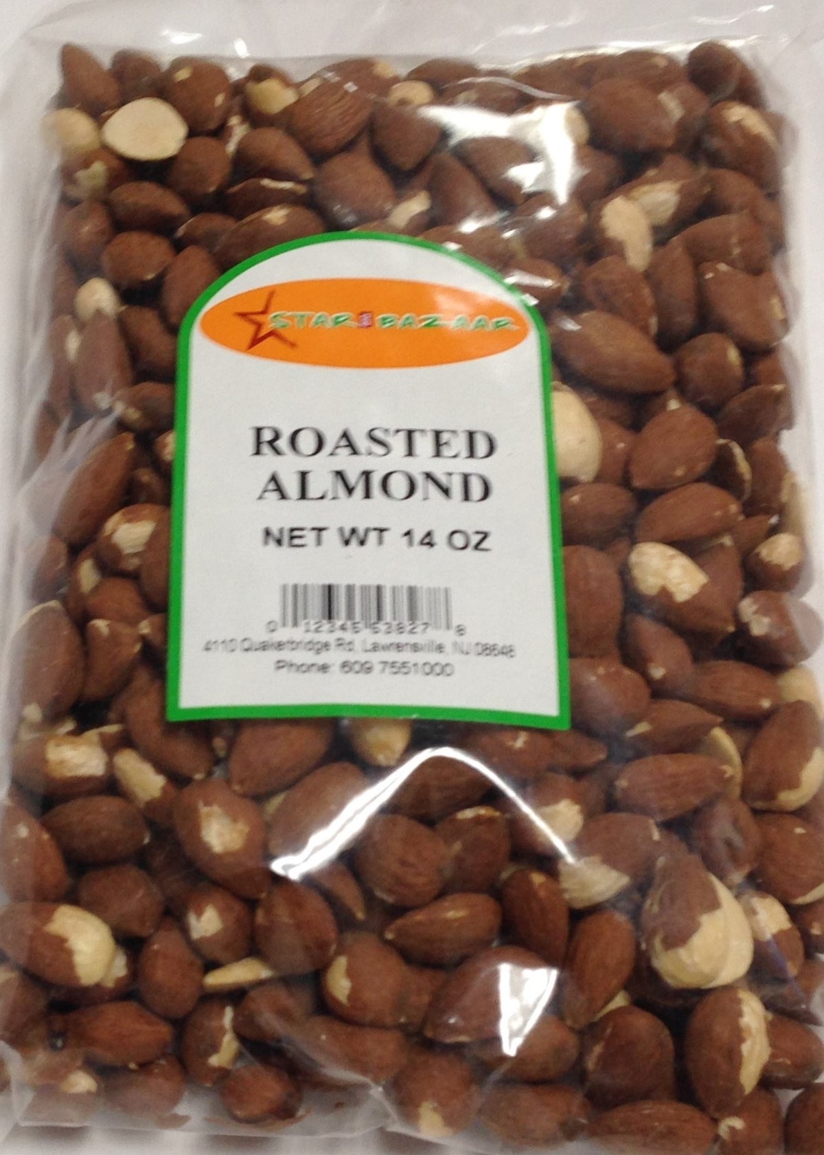 Big Bazaar - Star Bazaar  Roasted Almonds 14 OZ - 400 Gms