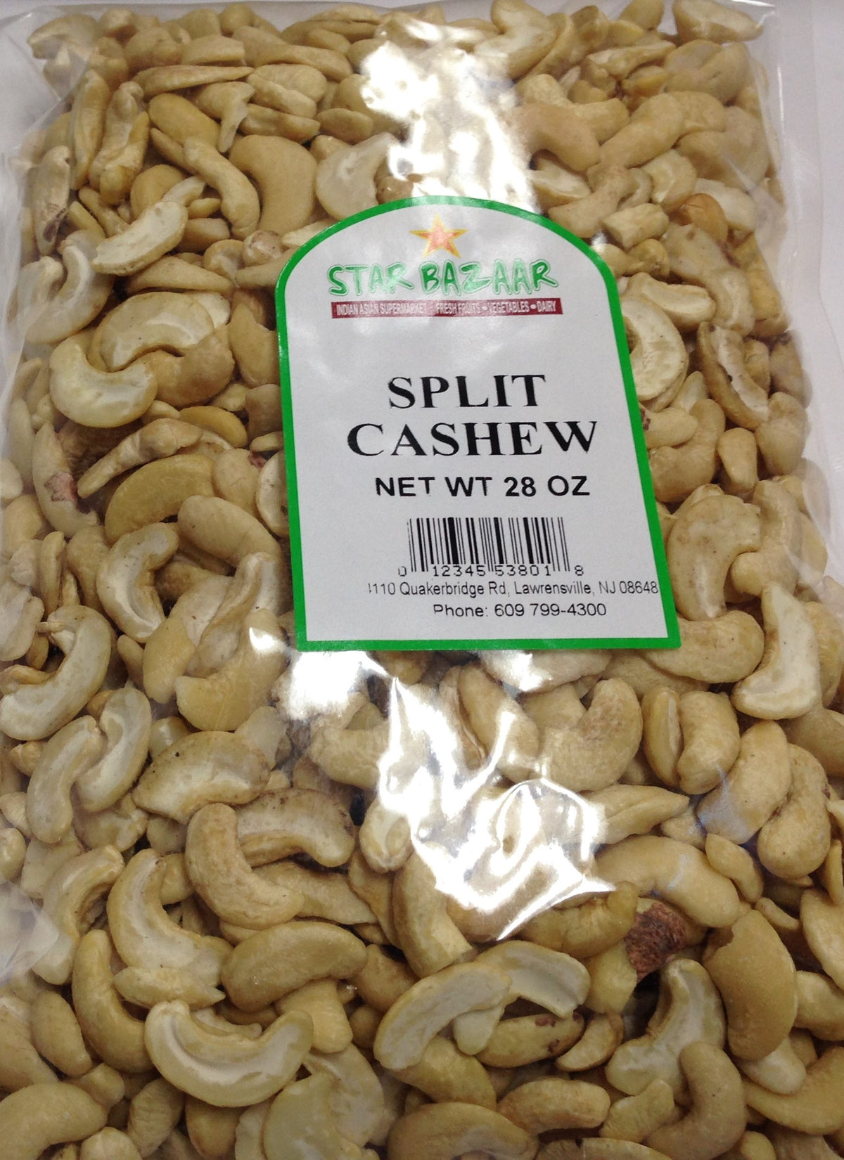 Big  Bazaar - Star Bazaar  Split Cashew 28 OZ - 794 Gms