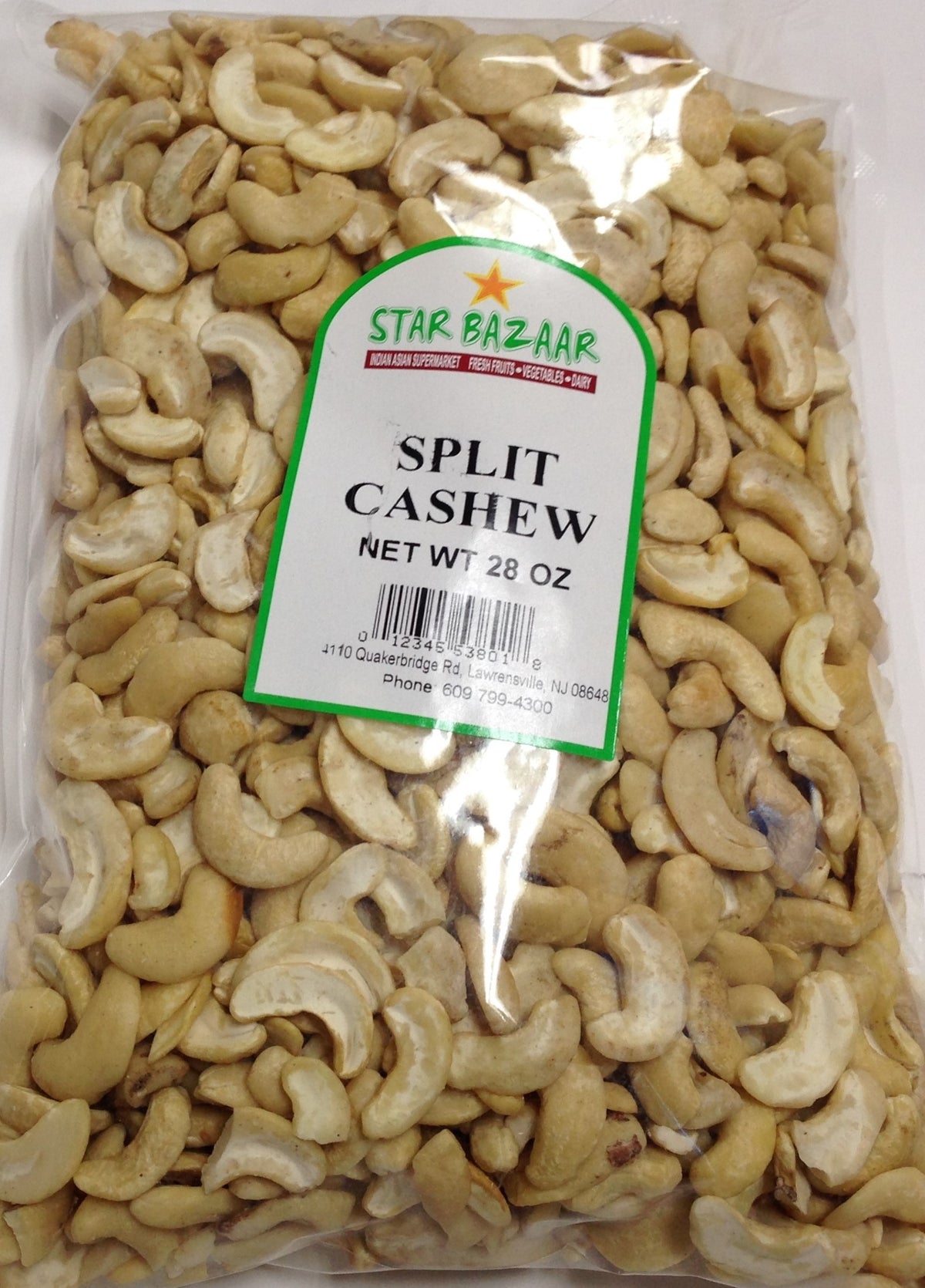 Big Bazaar- Star Bazaar  Split Cashew 14 OZ - 397 Gms