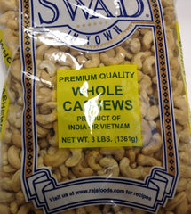 Swad Whole Cashews 48 OZ - 1361 Gms