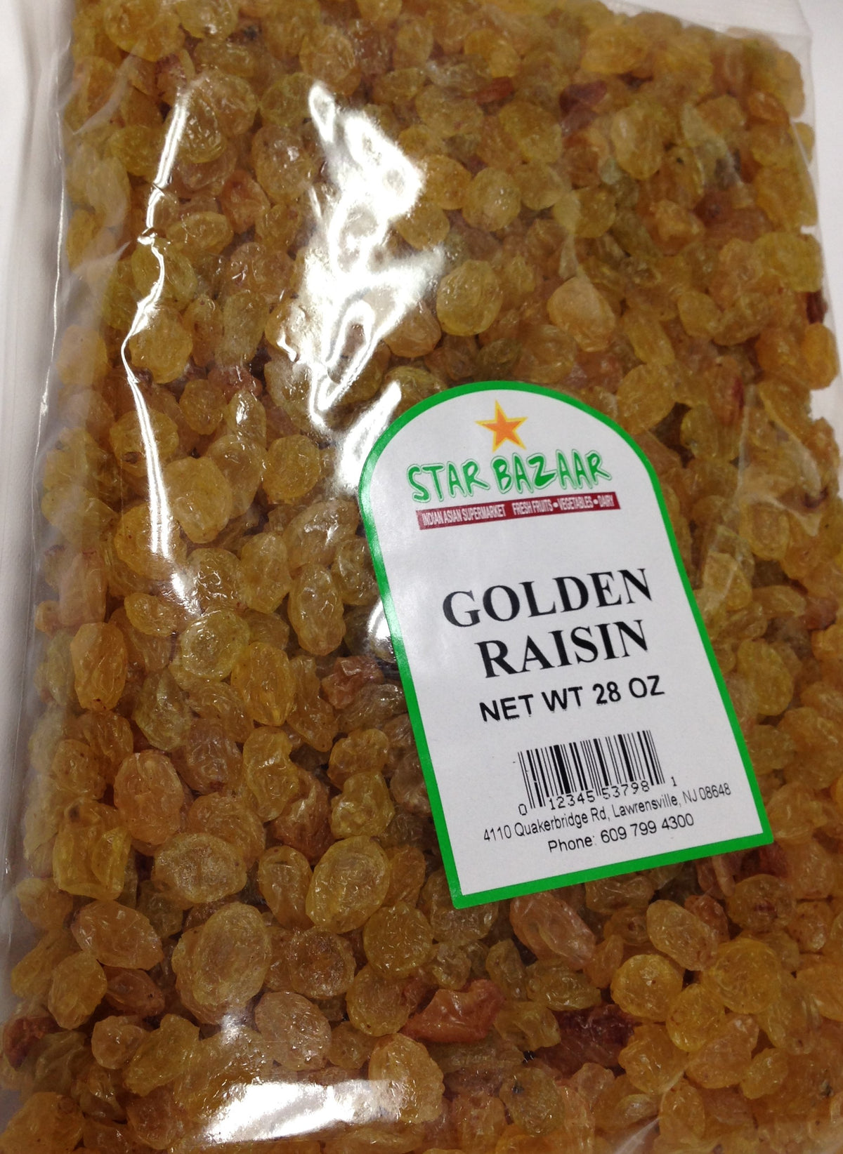 Big Bazaar - Star Bazaar Golden Raisin 28 OZ - 794 Gms