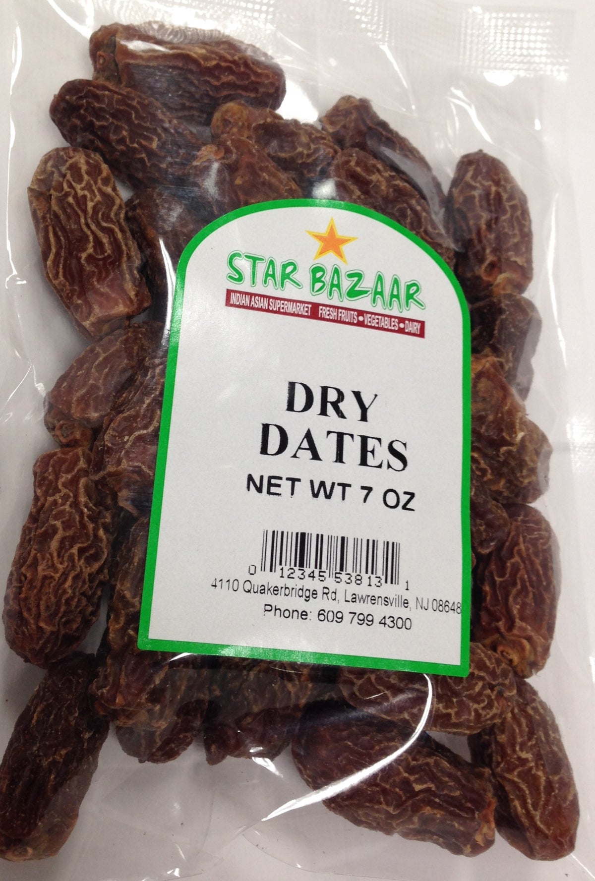 Big  Bazaar - Star Bazaar  Dry Dates 7 OZ - 198 Gms