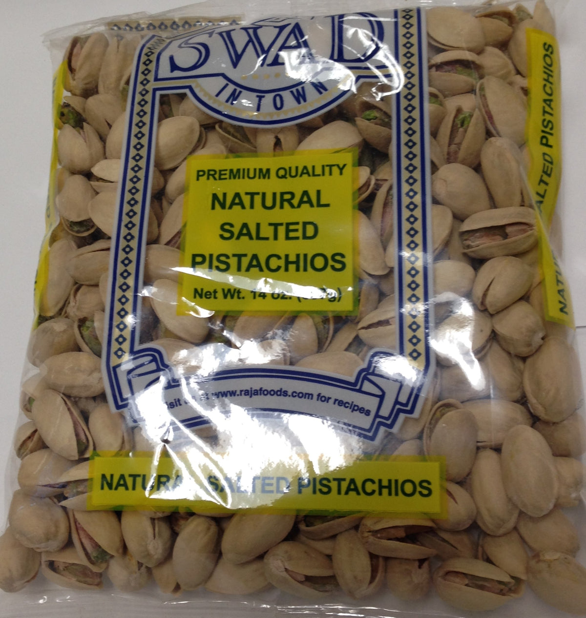 Swad Natural Salted Pistachios 14 OZ - 397 Gms