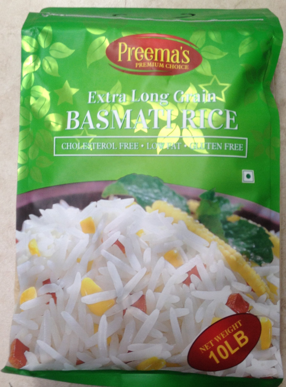 Preema's Extra Long Grain Basmati Rice 10 LB - 4.5 KGs