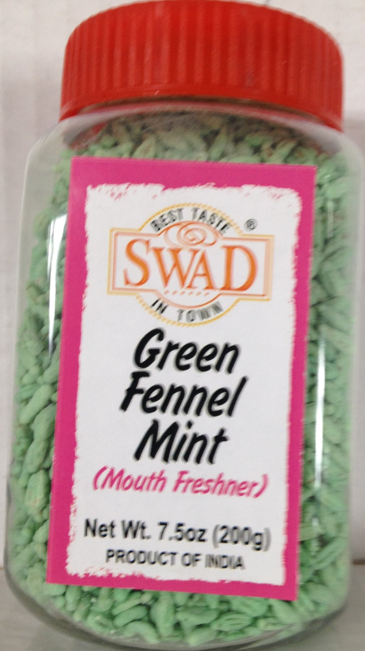 Swad Green Fennel Mint 7.5 Oz - 213 Gms