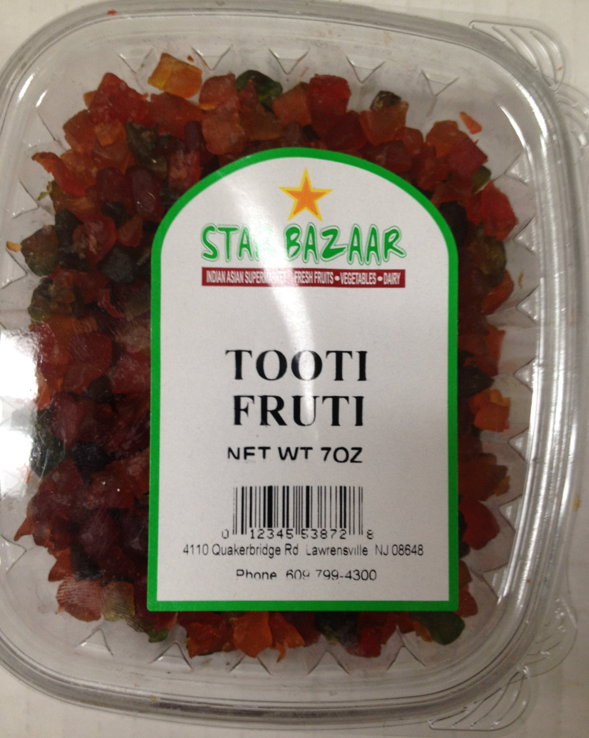 Star Bazar Tooti Fruti 7 Oz - 198 Gms