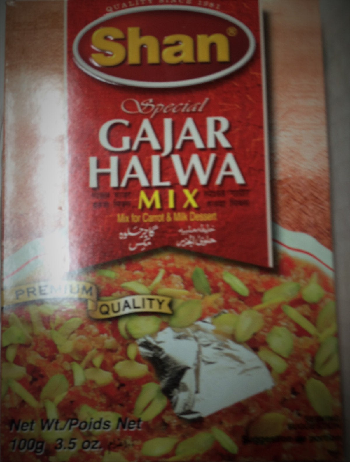 Shan Gajar Halwa Mix 3.5 OZ - 100 Gms