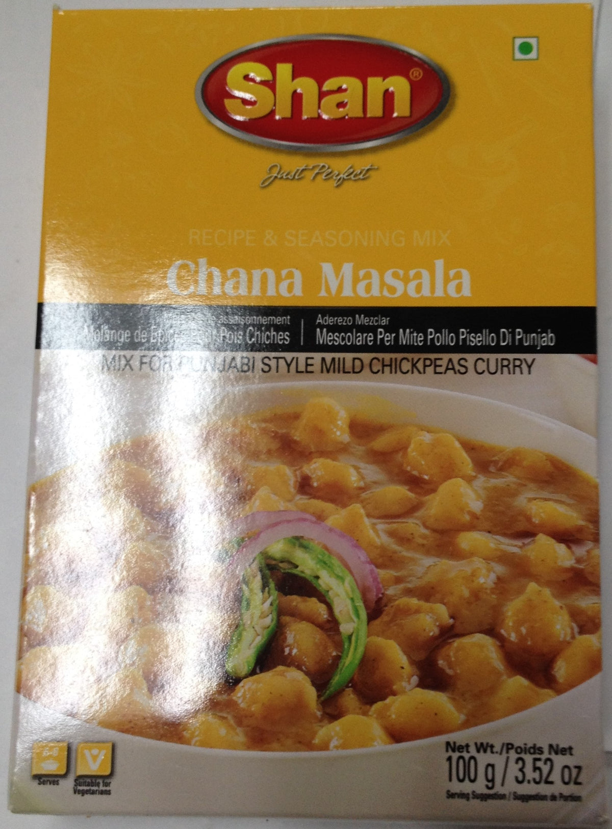 Shan Chana Masala 3.52 OZ - 100 Gms