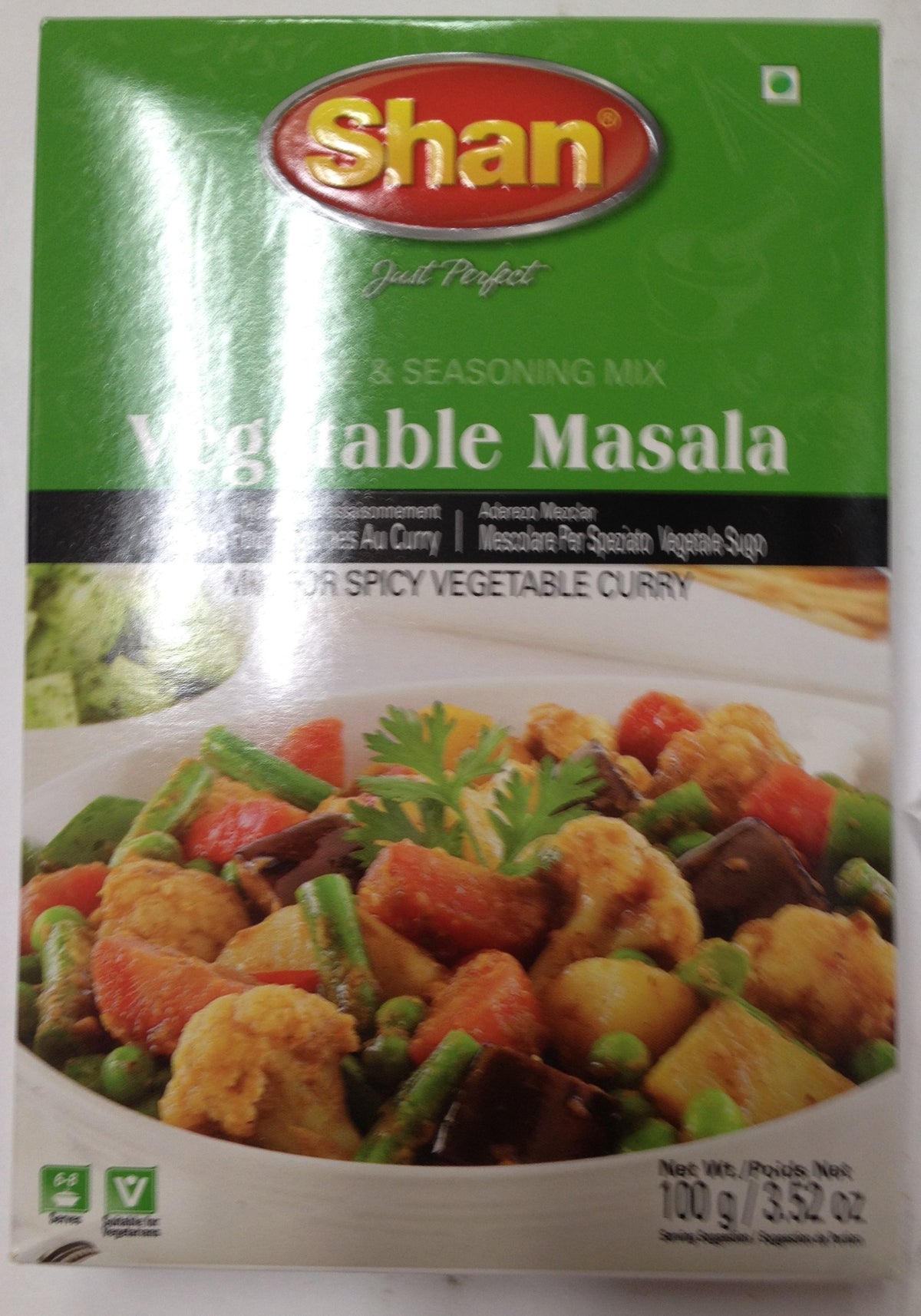 Shan Vegetable Masala 3.52 OZ - 100 Gms