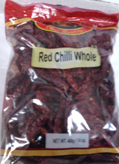 Deep Red Chilli Whole 14 OZ - 397 Gms