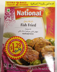 National Fish Fried 1.76 OZ - 50 Gms