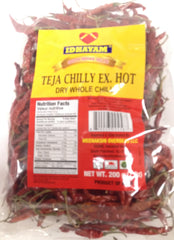 Idhayam Teja Chilly Ex.Hot 7 OZ - 200 Gms