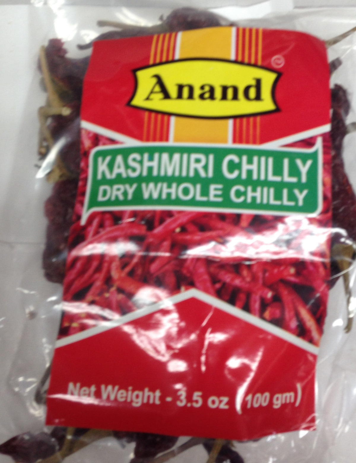 Anand Kashmiri Chilly 3.5 OZ - 100 Gms