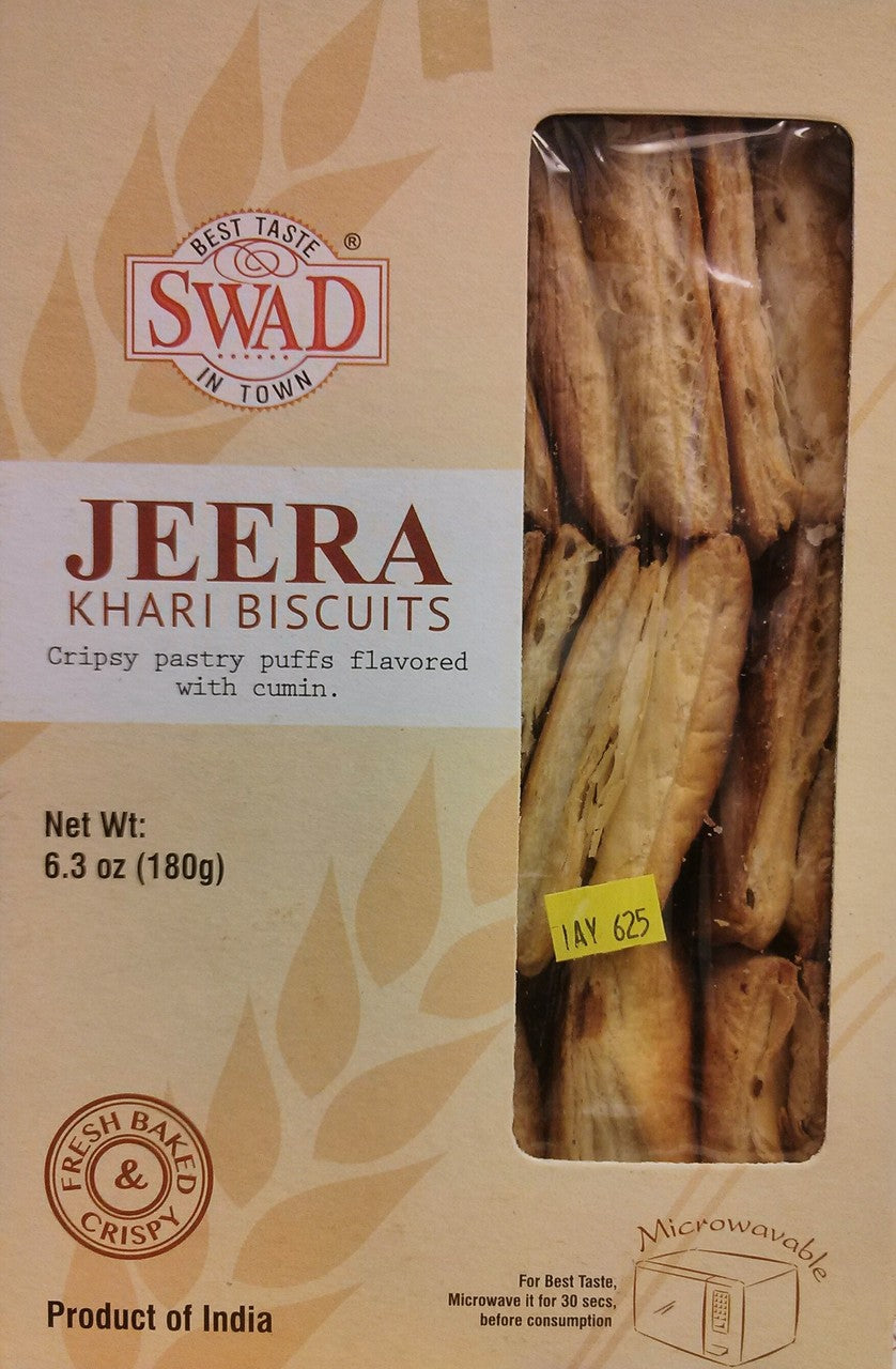 Swad Jeera Khari Biscuits 6.3 OZ - 179 Gms