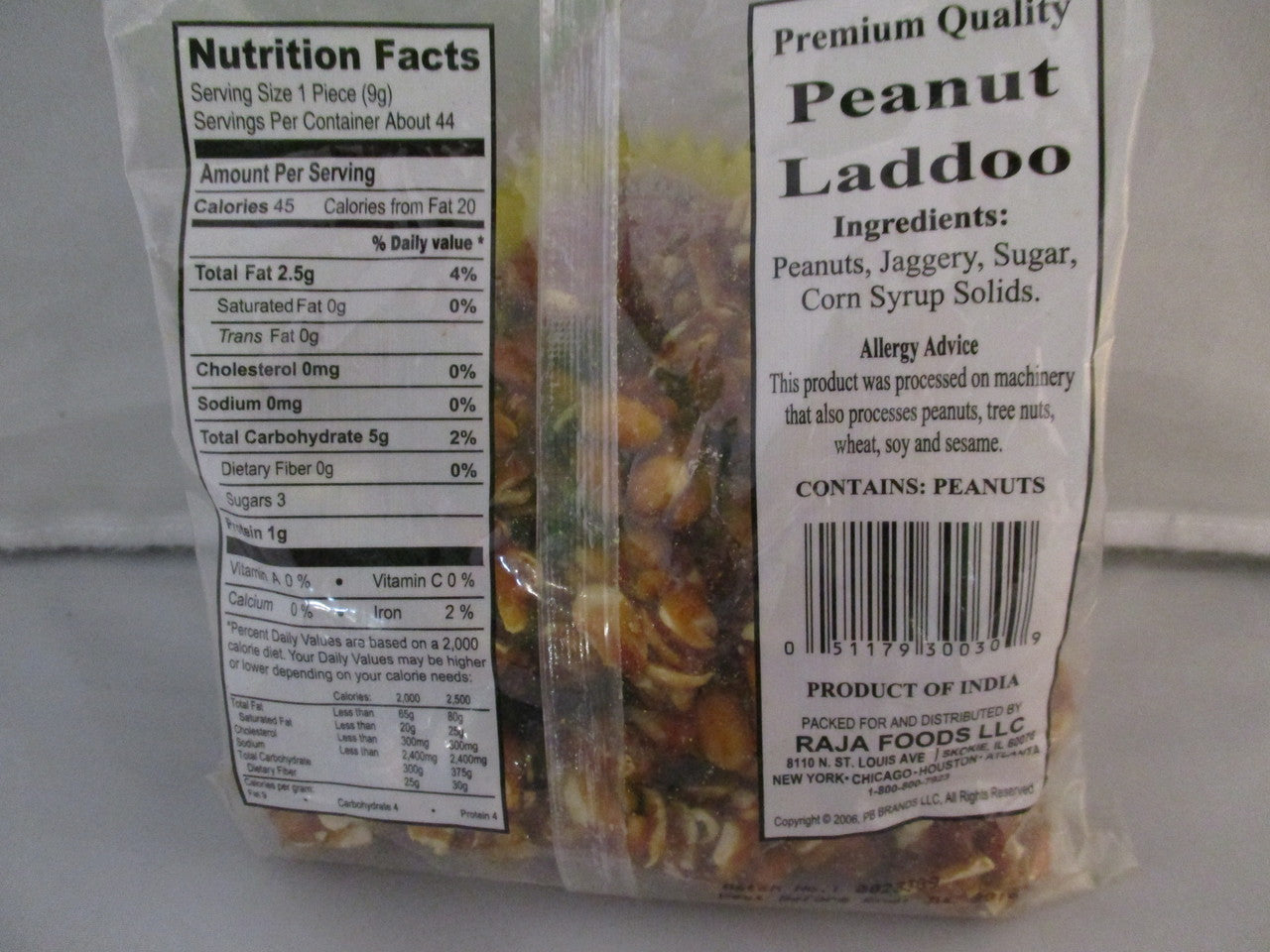 Swad Peanut Laddoo 7.04 OZ - 200 Gms