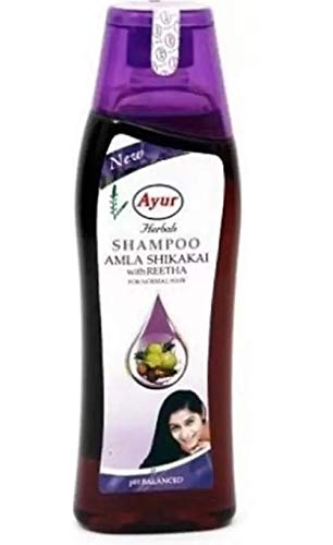 Ayur Herbal Amla Shikakai Shampoo 16.9 OZ - 500 Ml