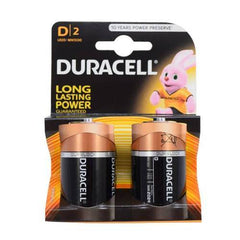 D-2  Duracell  battery-Two Packs