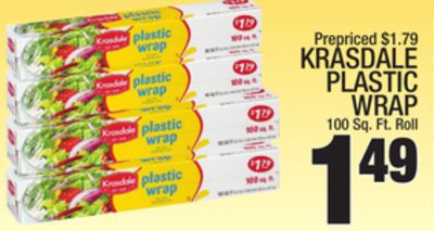 Krasdale Plastic Wrap 100 sq. ft