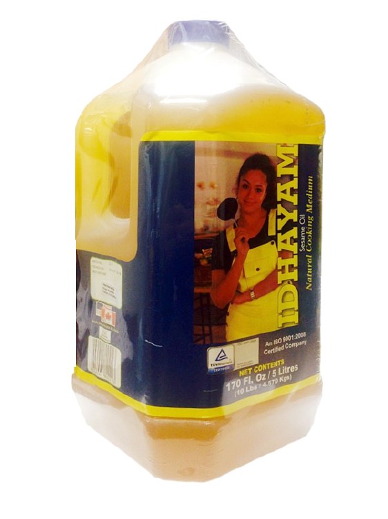 Idhayam Gingelly Oil 169 Fl Oz-5L