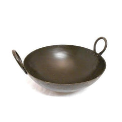 Noor 9  inches Heavy Iron  Kadai - Frying Pan  for best cooking result