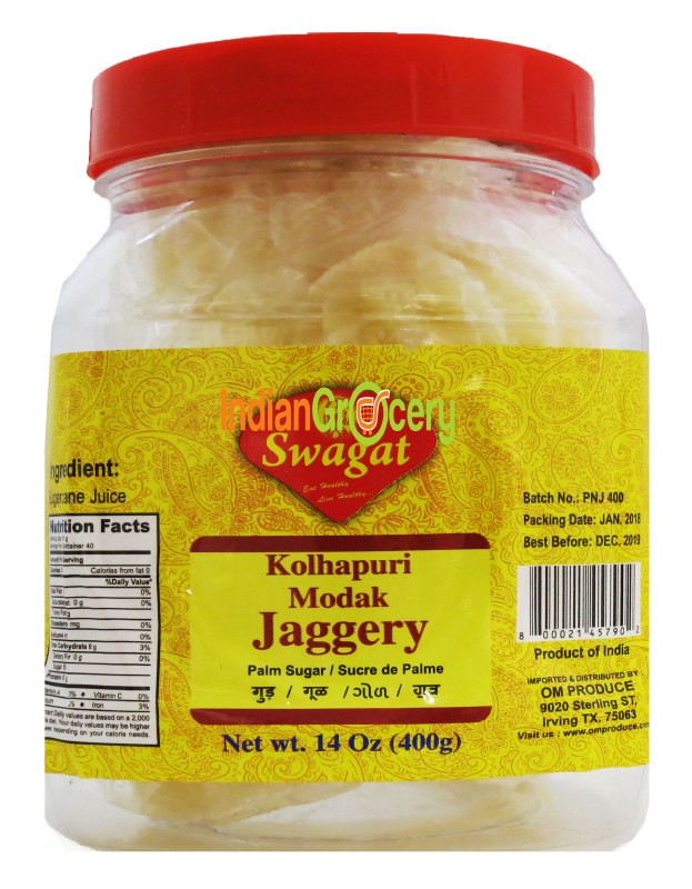 Swad Kolhapuri Modak Jaggery 28 Oz - 800 Gms