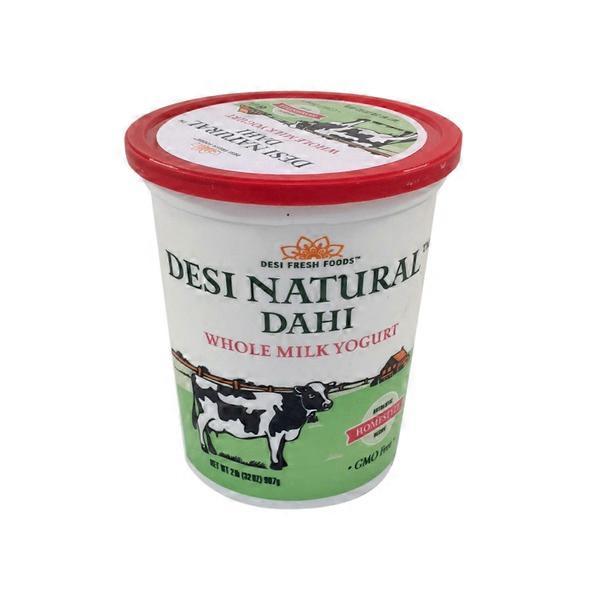 Desi Natural Dahi Whole Milk Yogurt 80 Oz - 2.27 KG