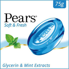 Pears Soap With Giycerin & Mint Extracts 2.64 OZ - 75 Gms