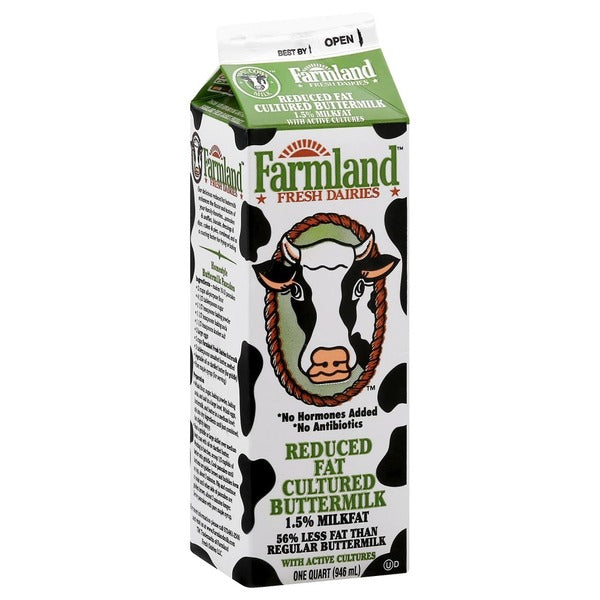 Farmland Reduced Fat Cultured buttermilk one quart-946 ML